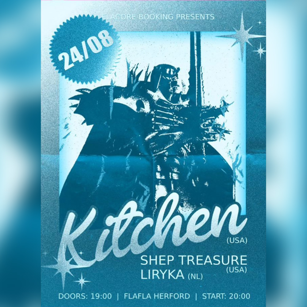 Indie/Slowcore Konzert: KITCHEN(USA) + Shep Treasure(USA) + Liryka(NL)