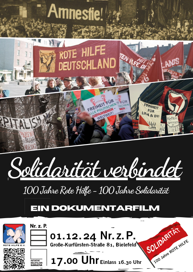 Film: Solidarität verbindet - 100 Jahre Rote Hilfe